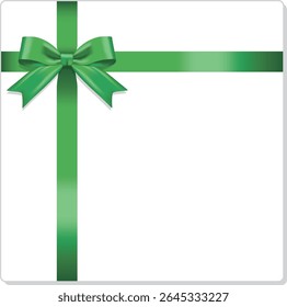 Ribbon frame
Green ribbon (square)
