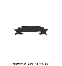 Ribbon Frame Icon / Banner Icon Logo Vector