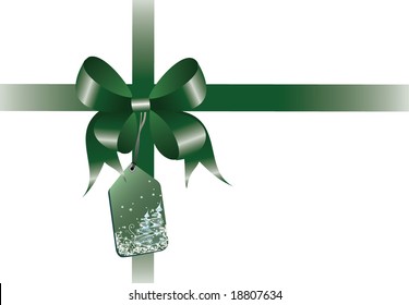 Ribbon Gift Tag Vector Stock Vector (Royalty Free) 18807634 | Shutterstock