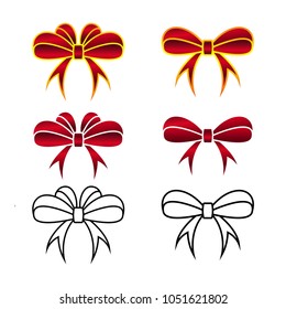 ribbon graphic  design template