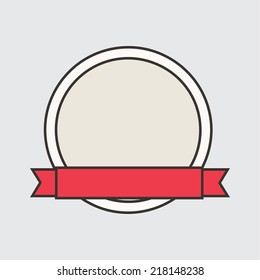 ribbon graphic design , vector illustration