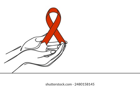 Cinta en las manos, que simboliza las medidas para prevenir la enfermedad. Puede editar el color.