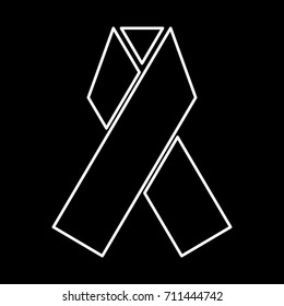 Ribbon icon .