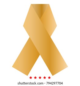 Ribbon icon .
