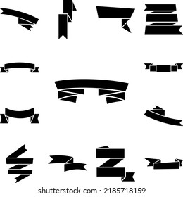 Ribbon icon in a collection with other items