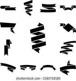 Ribbon icon in a collection with other items