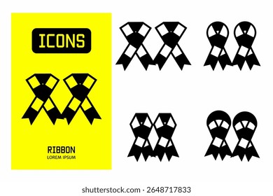 Icono de cinta. Colección Ilustración vectorial de iconos para empresas. Diseño de icono negro.