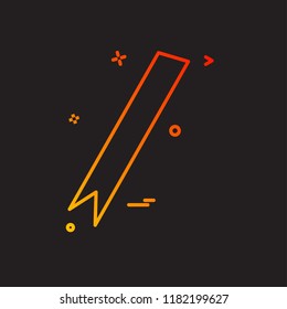 Ribbon icon design vector