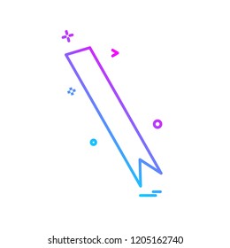 Ribbon icon design vector