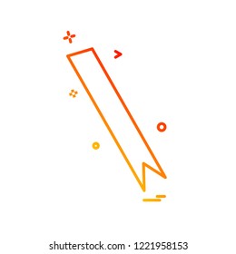 Ribbon icon design vector