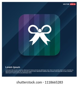 ribbon icon - Free vector icon
