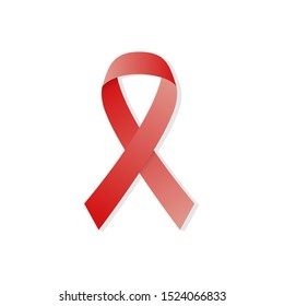 Ribbon icon. Graphic template. Vector illustration
