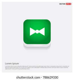 ribbon icon Green Web Button