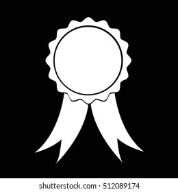 ribbon icon illustration design