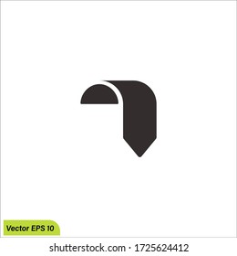 ribbon icon illustration design element. vector eps 10