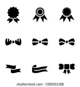 ribbon icon isolated sign symbol vector illustration - Collection of high quality black style vector icons
