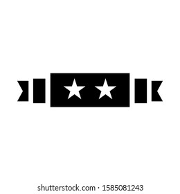 ribbon icon isolated sign symbol vector illustration - high quality black style vector icons
