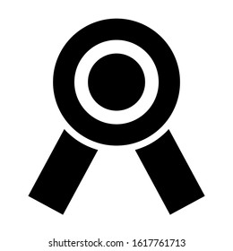 ribbon icon isolated sign symbol vector illustration - high quality black style vector icons
