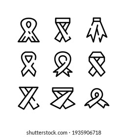 ribbon icon or logo isolated sign symbol vector illustration - Collection of high quality black style vector icons
