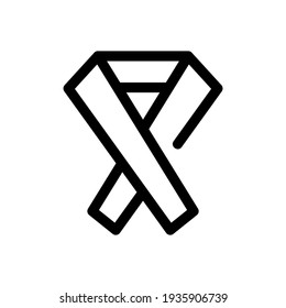 ribbon icon or logo isolated sign symbol vector illustration - high quality black style vector icons
