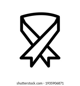 ribbon icon or logo isolated sign symbol vector illustration - high quality black style vector icons
