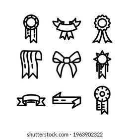 ribbon icon or logo isolated sign symbol vector illustration - Collection of high quality black style vector icons
