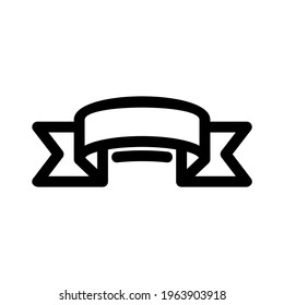 ribbon icon or logo isolated sign symbol vector illustration - high quality black style vector icons
