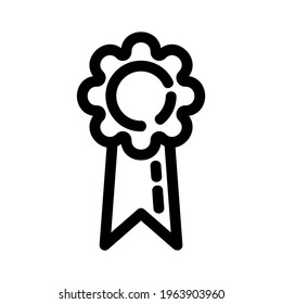 ribbon icon or logo isolated sign symbol vector illustration - high quality black style vector icons
