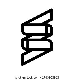 ribbon icon or logo isolated sign symbol vector illustration - high quality black style vector icons
