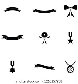 ribbon icon set