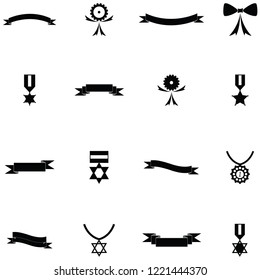 ribbon icon set