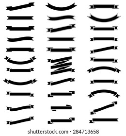 ribbon icon set