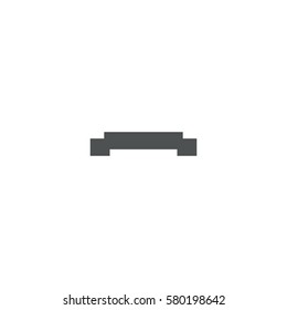 ribbon icon. sign design