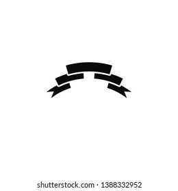 ribbon icon. Simple glyph, flat vector of Ribbon icons for UI and UX, website or mobile application