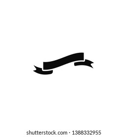 ribbon icon. Simple glyph, flat vector of Ribbon icons for UI and UX, website or mobile application