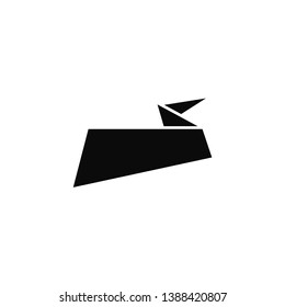 ribbon icon. Simple glyph, flat vector of Ribbon icons for UI and UX, website or mobile application