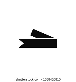 ribbon icon. Simple glyph, flat vector of Ribbon icons for UI and UX, website or mobile application