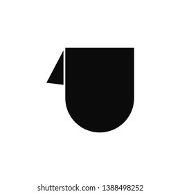 ribbon icon. Simple glyph, flat vector of Ribbon icons for UI and UX, website or mobile application