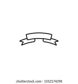 Ribbon icon. Simple thin line, outline vector of ribbon icons for ui and ux, website or mobile application