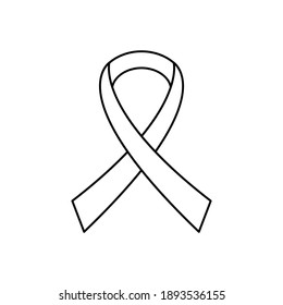 ribbon icon support Awareness ribbon sing  