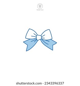 Ribbon icon symbol vector illustration isolated on white background