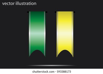 ribbon icon vector.