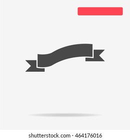 Ribbon icon. Vector concept illustration for design.