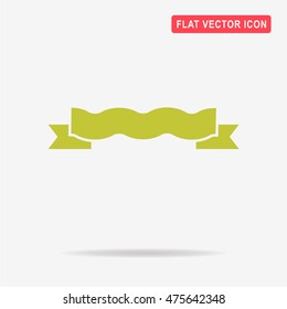 Ribbon icon. Vector concept illustration for design.