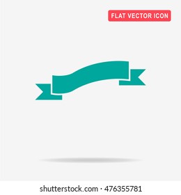 Ribbon icon. Vector concept illustration for design.