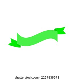 Ribbon icon. Vector illustration on a white background.