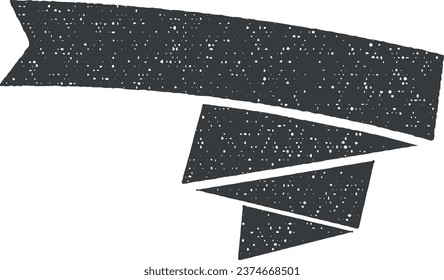 Ilustración vectorial de icono de cinta en estilo de sello