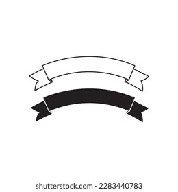 ribbon icon vector illustration symbol design