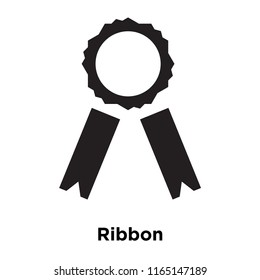 Ribbon icon vector isolated on white background, Ribbon transparent sign , medical health symbols