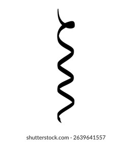 Ribbon icon vector set. Ribbon curl illustration sign collection. Ribbon symbol or logo.